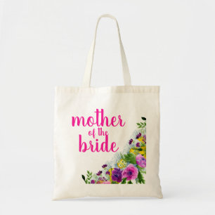 Tote Bag La mère florale personnalisée de la mariée