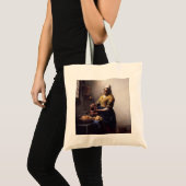 Tote Bag La Milkmaid de Johannes Vermeer (Devant (produit))