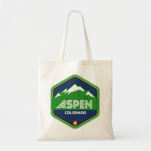 Tote Bag La montagne Aspen Colorado (Devant)