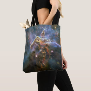 Tote Bag La montagne mystique en Carina Nebula Espace Hubbl