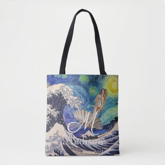 Tote Bag La naissance de Vénus à la Grande Vague (Devant)