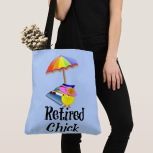 Tote Bag La nana à la retraite, oh si mignonne, se relaxant