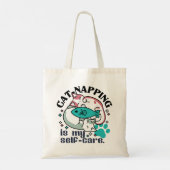 Tote Bag La Nappage De Chats Est Mon Soin Personnel : Chats (Dos)