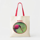 Tote Bag La nature des libellules rouges personnalisée (Devant)