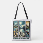 Tote Bag La nature est ma thérapie (Dos)