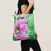 Tote Bag La nature rose florale (De près)