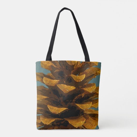 Tote Bag La nature rustique de la pinecone (Dos)