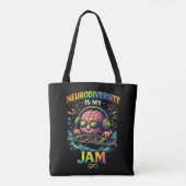 Tote Bag La Neurodiversité Est Ma Passion (Dos)