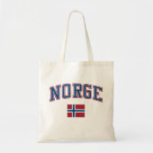 Tote Bag La Norvège + Drapeau (Devant)