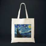 Tote Bag La nuit étoilée (1889) par Vincent Van Gogh<br><div class="desc">La nuit étoilée (1889) par Vincent Van Gogh</div>
