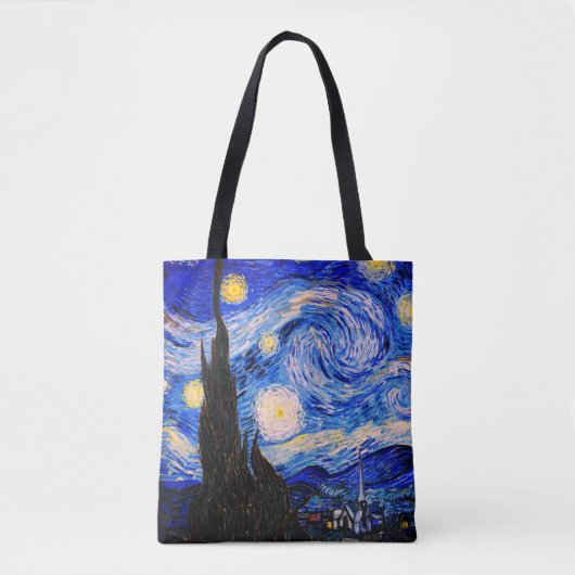 Tote Bag La Nuit étoilée de Vincent Van Gogh (Devant)