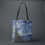 Tote Bag La Nuit étoilée de Vincent Van Gogh<br><div class="desc">Van Gogh - une célébration des Maîtres de l'Art</div>