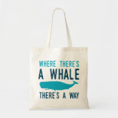 Tote Bag Là où il y a une baleine (Devant)