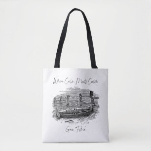 Tote Bag Là où le calme rencontre la prise