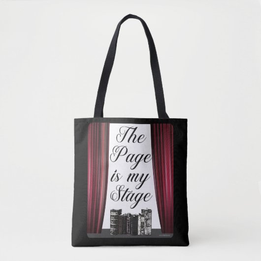 Tote Bag La page est ma devise scénariste (Devant)