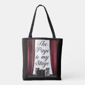 Tote Bag La page est ma devise scénariste (Dos)