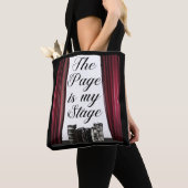 Tote Bag La page est ma devise scénariste (De près)