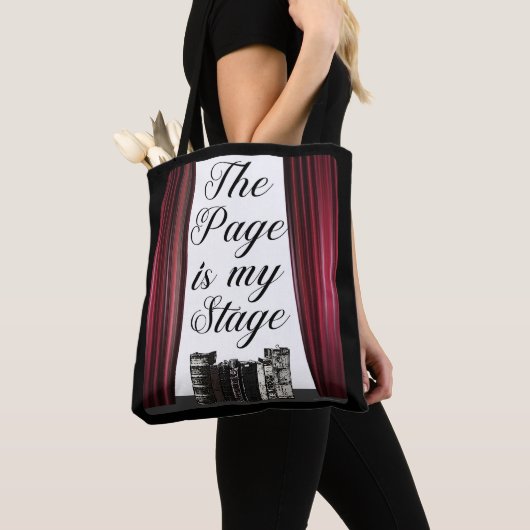 Tote Bag La page est ma devise scénariste (De près)