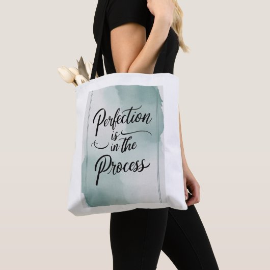Tote Bag La Parfaite Est En Cours De Processus (De près)