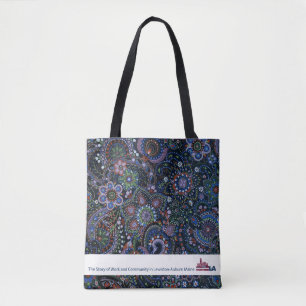 Tote Bag LA peinte à la main Fourre-tout de musée de