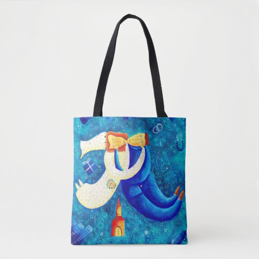 Tote Bag La Peinture Mariage D'Art Contemporain (Devant)