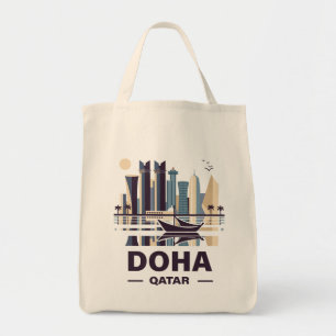 Tote Bag La péninsule de Doha Qatar
