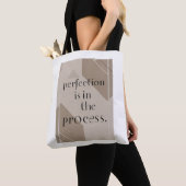 Tote Bag La perfection est dans le processus, option 4 (De près)