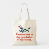 Tote Bag La Persévérance Est La Base - La Persévérance Quot (Dos)