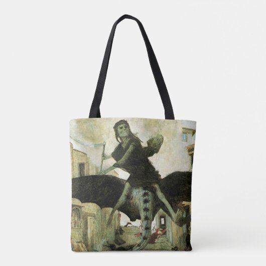 Tote Bag La peste d'Arnold Bocklin, symbolisme Vintage (Dos)