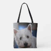 Tote Bag La Pestie blanche de Westie (Dos)