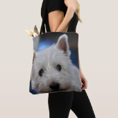 Tote Bag La Pestie blanche de Westie (De près)