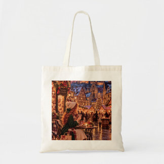 Tote Bag La Petite Fille Voyageuse Toile de Noël de Nurembe