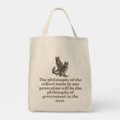 Tote Bag La Philosophie De La Salle De L'École - L'Éducatio (Dos)