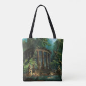 Tote Bag La piscine by Hubert Robert (Dos)