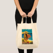 Tote Bag La Plage de Calvi, Corse (Devant (produit))