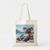 Tote Bag La plage de Koala (Dos)