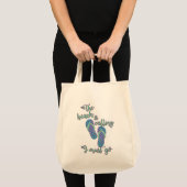 Tote Bag La Plage Fait Appel À Des Tongs De Sirène (Devant (produit))