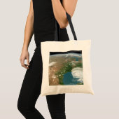 Tote Bag La Planète Panoramique Terre Et Les Etats-Unis. (Devant (produit))