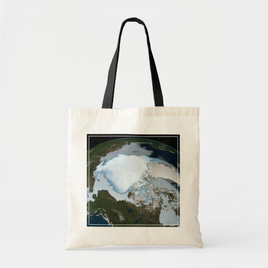 Tote Bag La Planète Terre Montre La Couverture De Glace De  (Devant)