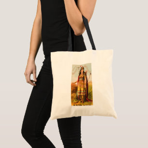 Tote Bag La plus belle jeune fille indienne de Buffalo Bill