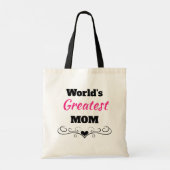 Tote Bag La plus grande MOM Fourre-tout du monde (Dos)