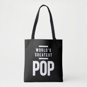 Tote Bag La plus grande pop du monde Cadeau Père Grand-Pè