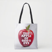 Tote Bag La pomme de l'oeil blanc de Dieu (Devant)