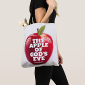 Tote Bag La pomme de l'oeil blanc de Dieu (De près)