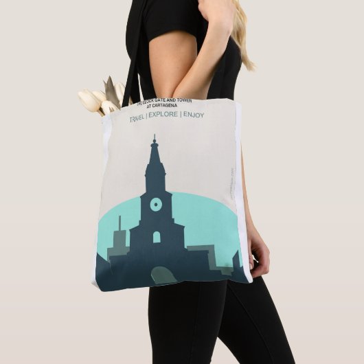 Tote Bag La porte de l'horloge (De près)