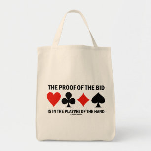 Tote Bag La Preuve De L'Offre Est Dans Le Jeu De La Main