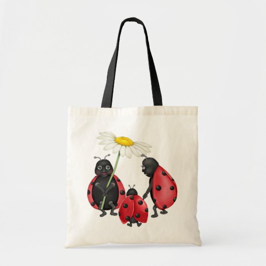 Tote Bag La promenade de la famille Ladybug (Devant)
