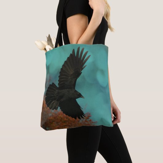 Tote Bag La Puissance D'Un Corbeau (De près)