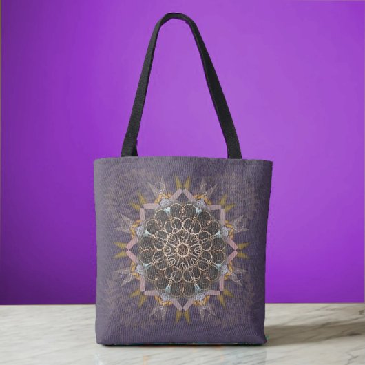 Tote Bag La réfraction pura cravate-in de fil pilé