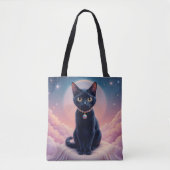 Tote Bag La Reine Du Ciel De Chat Noir (Devant)